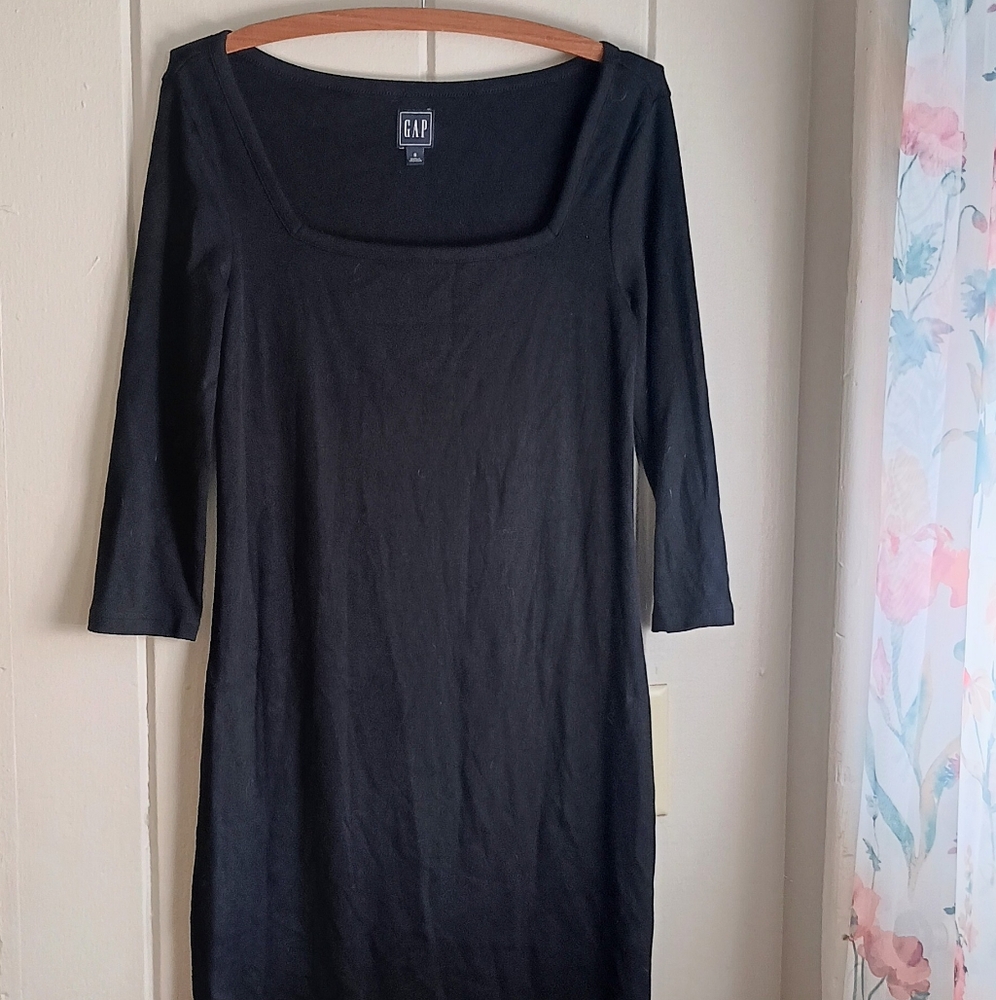 GAP Black Bodycon Basic Dress